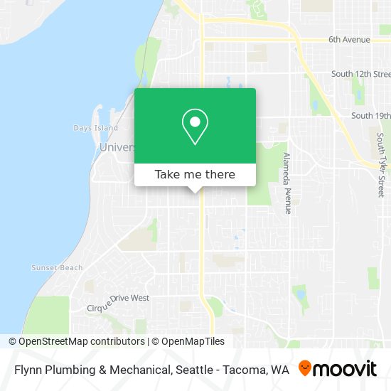 Flynn Plumbing & Mechanical map