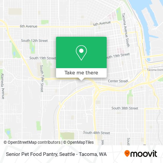 Mapa de Senior Pet Food Pantry