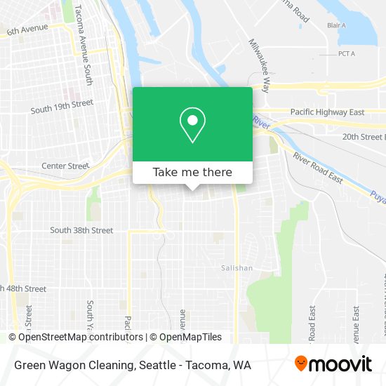 Green Wagon Cleaning map