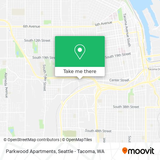 Parkwood Apartments map