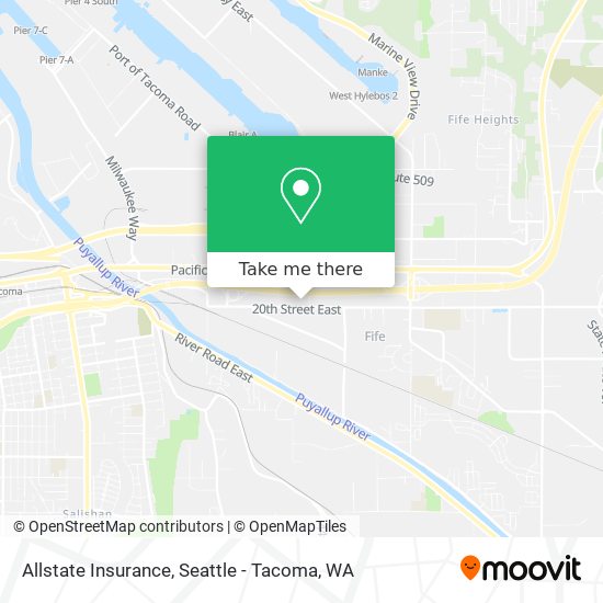 Allstate Insurance map