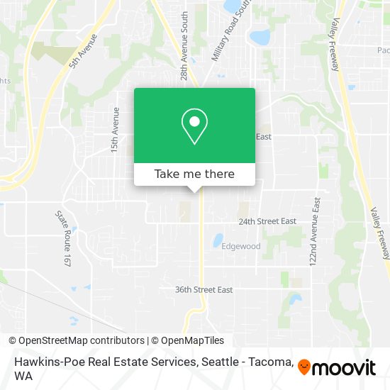 Hawkins-Poe Real Estate Services map