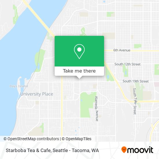 Starboba Tea & Cafe map