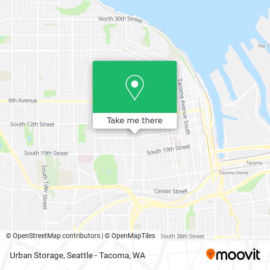 Urban Storage map