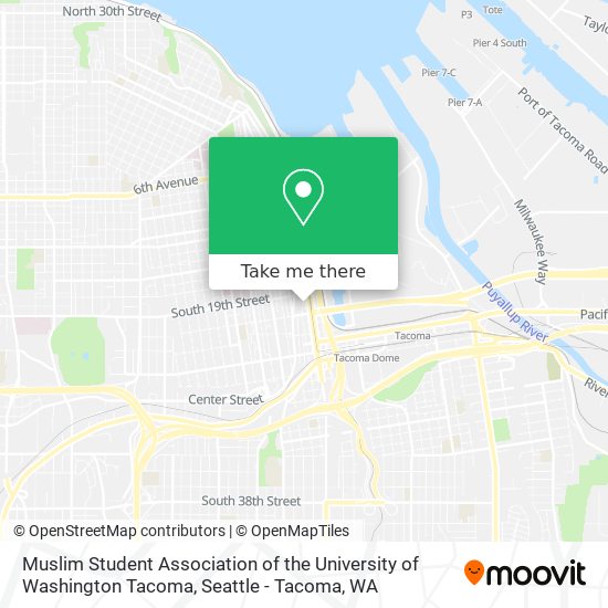 Muslim Student Association of the University of Washington Tacoma map