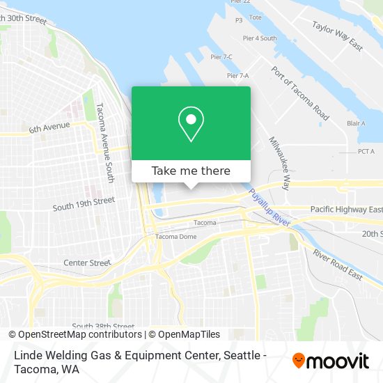 Linde Welding Gas & Equipment Center map
