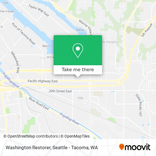 Washington Restorer map