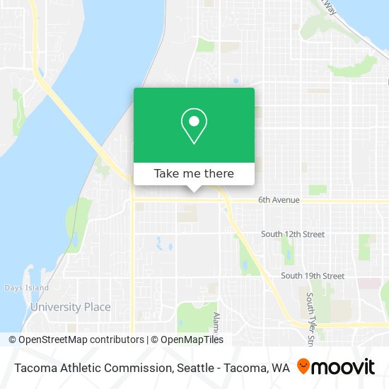 Tacoma Athletic Commission map