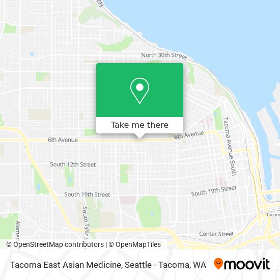 Tacoma East Asian Medicine map
