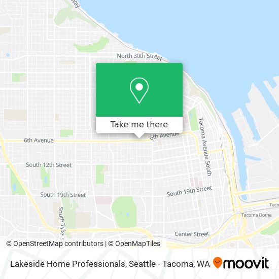 Lakeside Home Professionals map