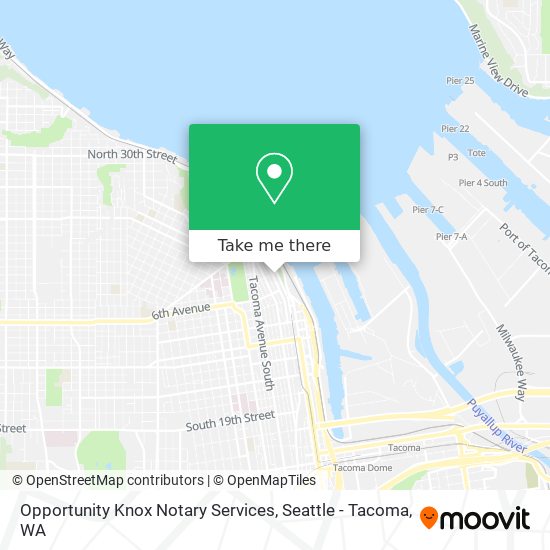 Opportunity Knox Notary Services map