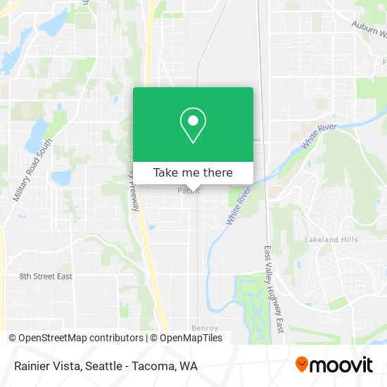 Rainier Vista map