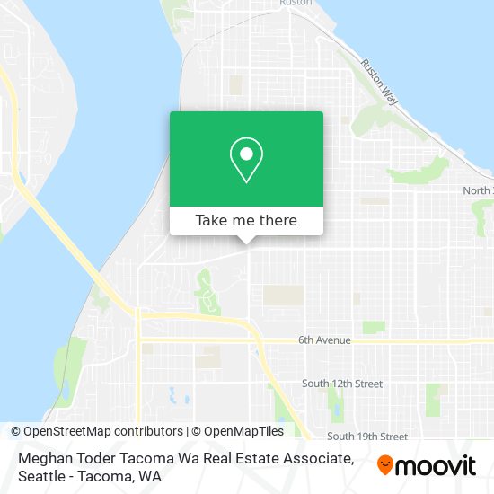 Mapa de Meghan Toder Tacoma Wa Real Estate Associate