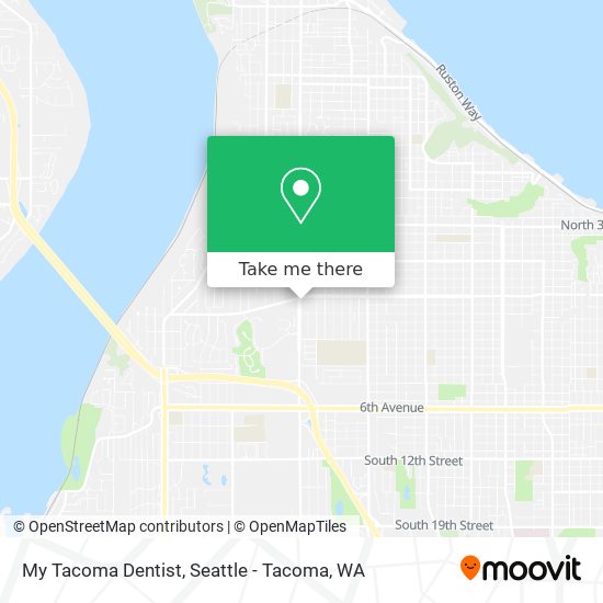 Mapa de My Tacoma Dentist