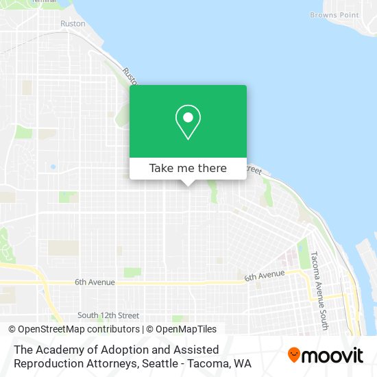 Mapa de The Academy of Adoption and Assisted Reproduction Attorneys