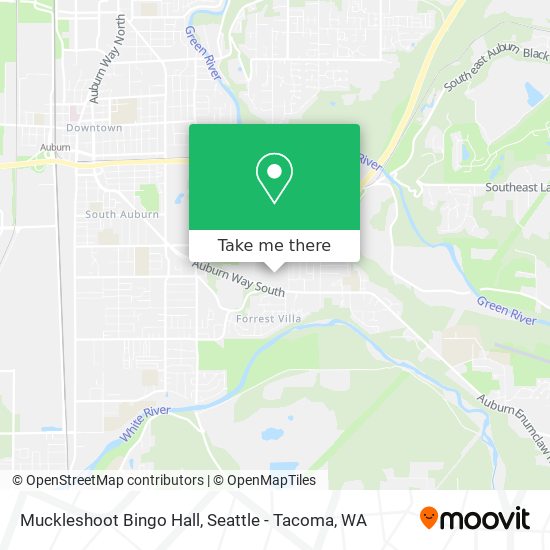 Mapa de Muckleshoot Bingo Hall
