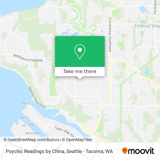 Psychic Readings by China map