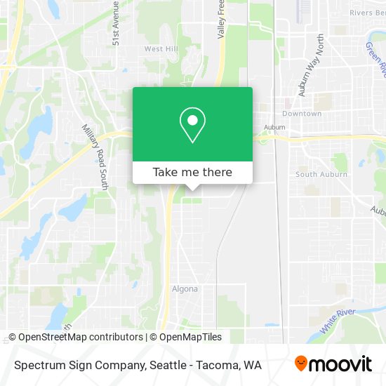 Mapa de Spectrum Sign Company