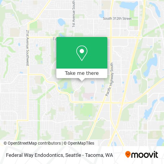 Mapa de Federal Way Endodontics