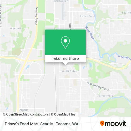 Prince's Food Mart map