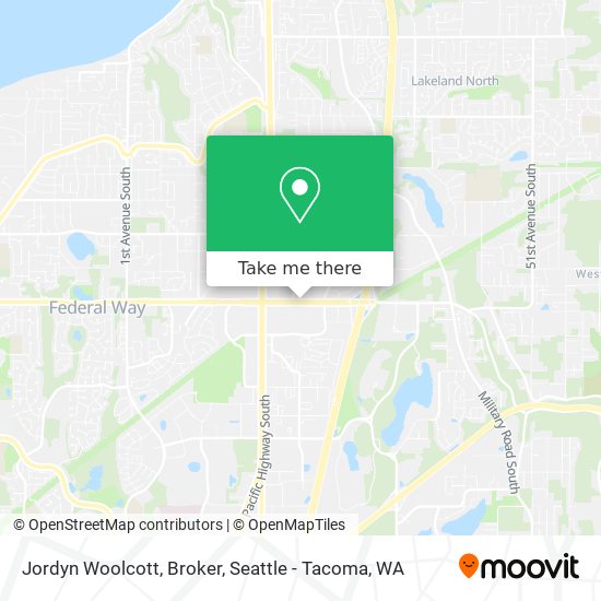 Mapa de Jordyn Woolcott, Broker