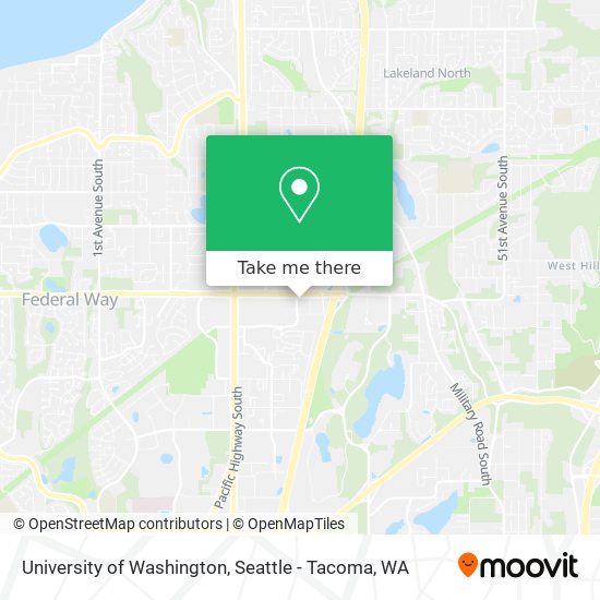 University of Washington map