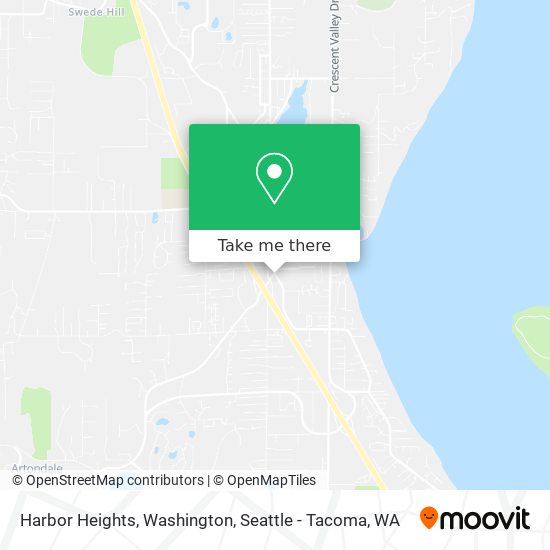 Harbor Heights, Washington map