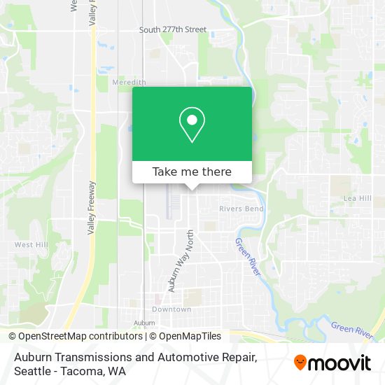 Auburn Transmissions and Automotive Repair map