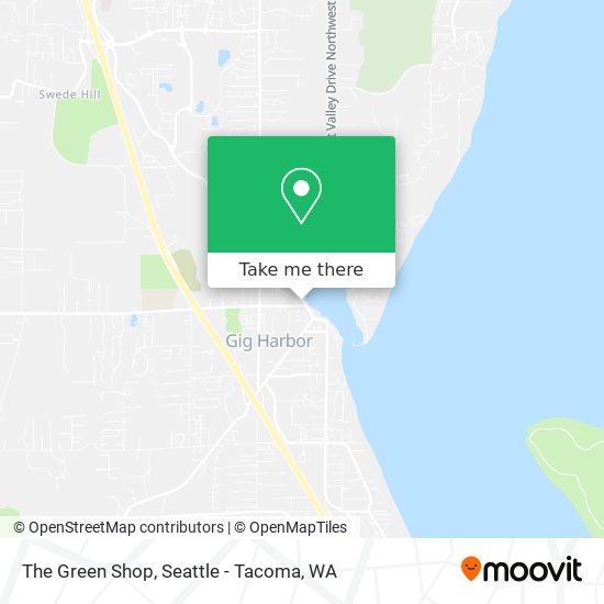 The Green Shop map