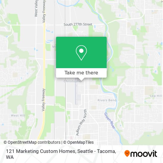 121 Marketing Custom Homes map