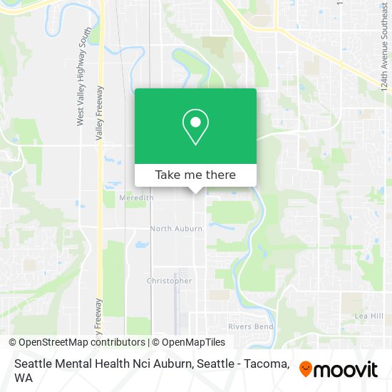 Mapa de Seattle Mental Health Nci Auburn