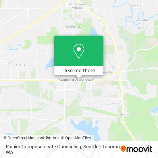 Mapa de Rainier Compassionate Counseling