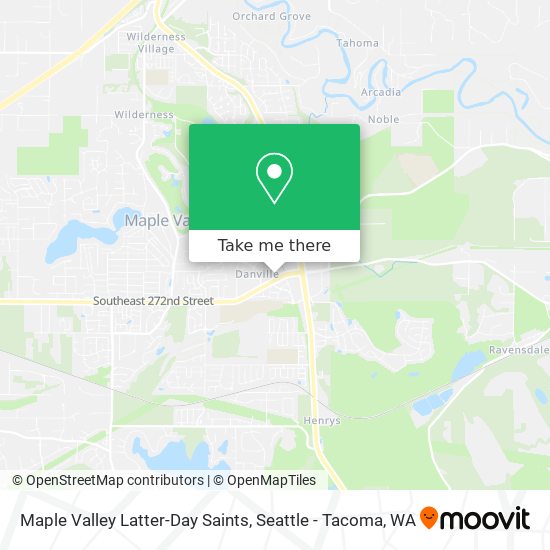 Maple Valley Latter-Day Saints map