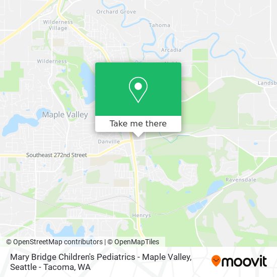 Mapa de Mary Bridge Children's Pediatrics - Maple Valley