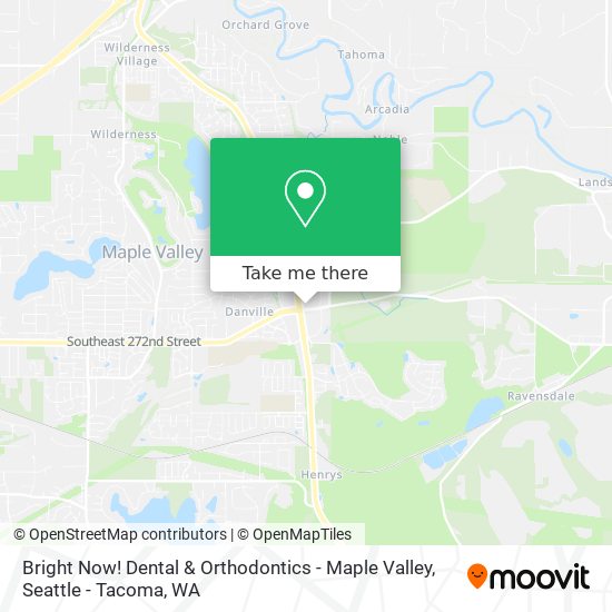 Bright Now! Dental & Orthodontics - Maple Valley map