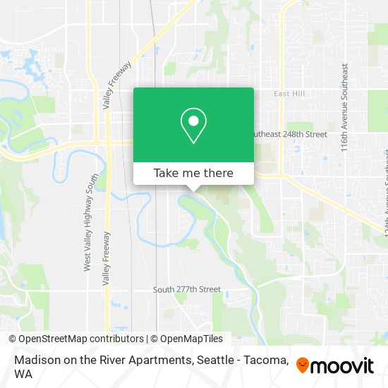 Madison on the River Apartments map