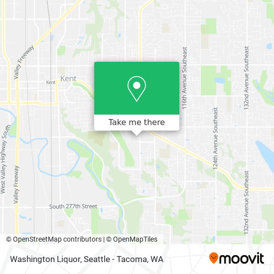 Washington Liquor map