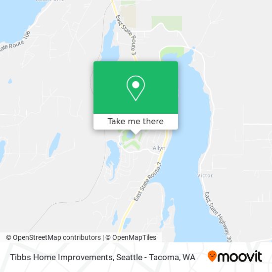 Tibbs Home Improvements map