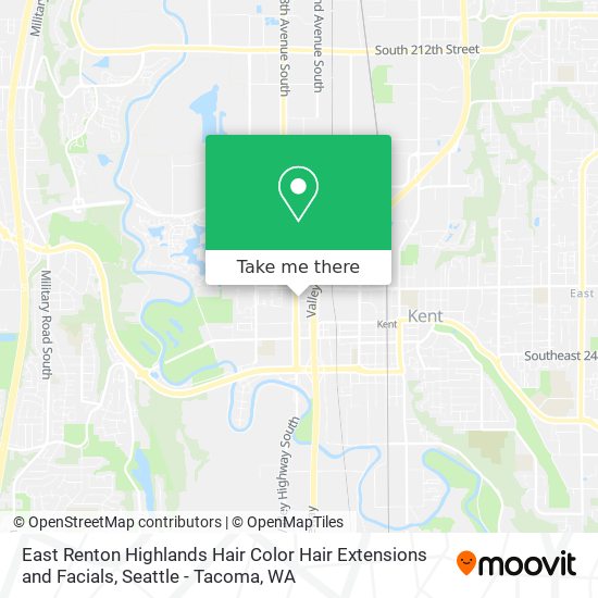 East Renton Highlands Hair Color Hair Extensions and Facials map