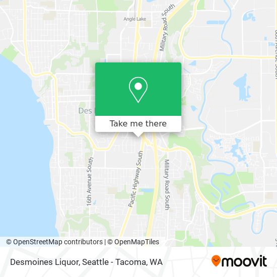 Mapa de Desmoines Liquor