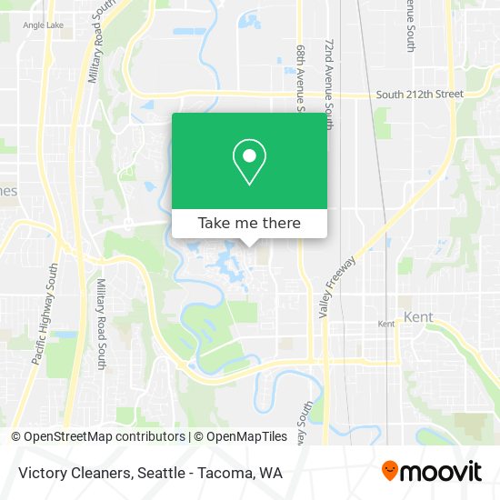 Victory Cleaners map