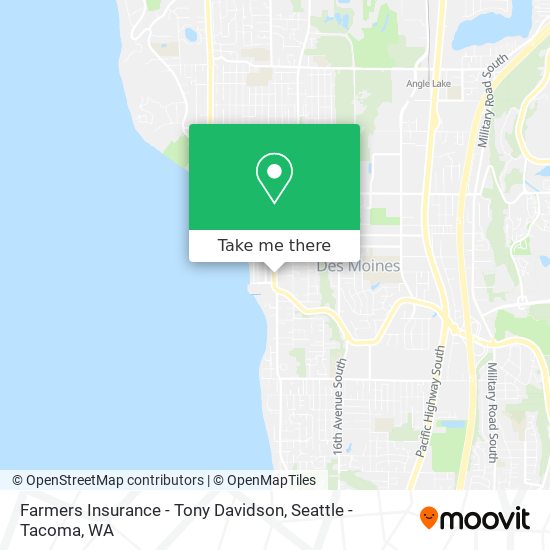 Mapa de Farmers Insurance - Tony Davidson