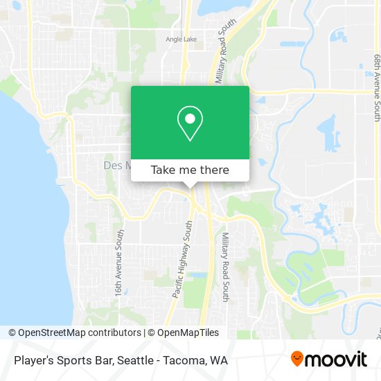 Player's Sports Bar map