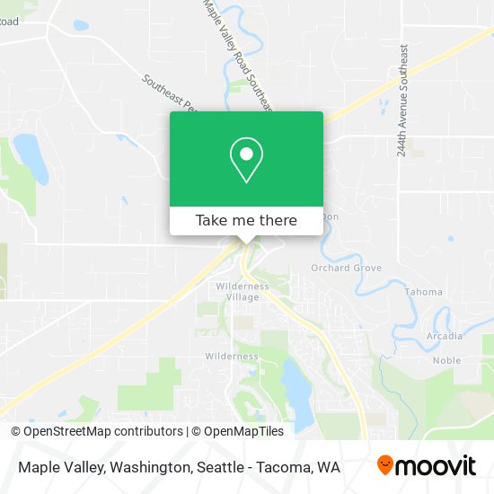 Maple Valley, Washington map
