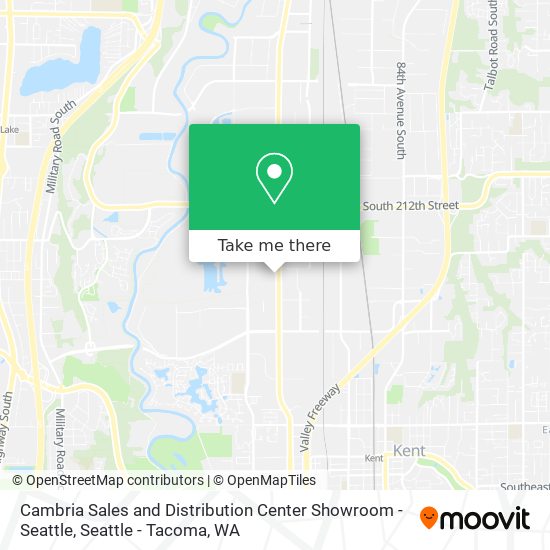 Mapa de Cambria Sales and Distribution Center Showroom - Seattle
