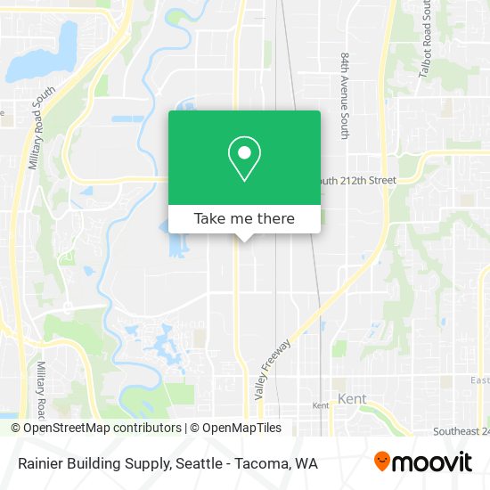 Rainier Building Supply map