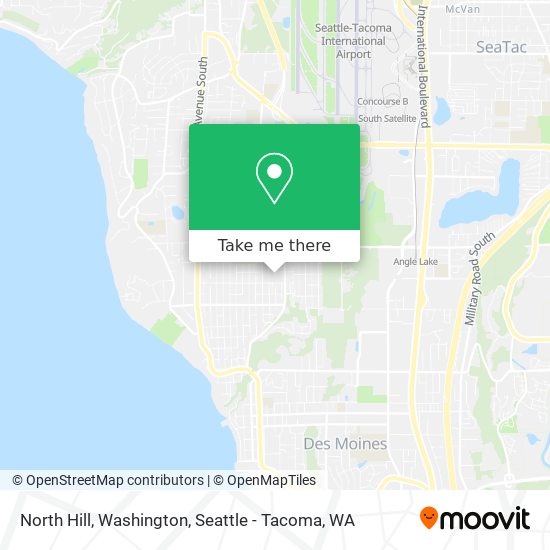 Mapa de North Hill, Washington