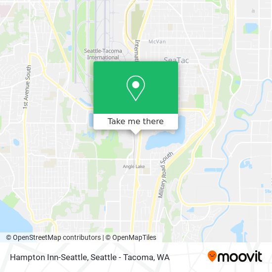 Mapa de Hampton Inn-Seattle