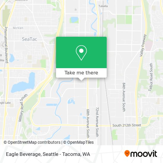 Eagle Beverage map