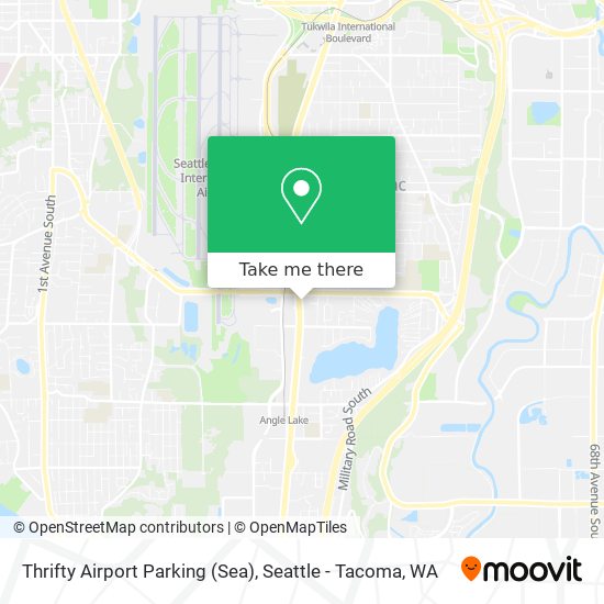 Mapa de Thrifty Airport Parking (Sea)